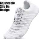WateLves Water Shoes Women Men Anti Slip Barefoot Wide Toe Beach Breathable Walking Shoes Minimalist Zero Drop Sneakers for Beach Travel Hiking 7.5