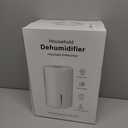 Small Dehumidifier for Bedroom up to 1000 Sq.Ft with Drain Hose, 68 OZ, Auto Shut-Off, Mini Dehumidifier with 7 Color ambient Lights for Bathroom, Basement, Closet, Garage, RV