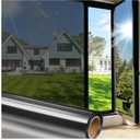 One Way Window Film Sun Blocking for Home,Daytime Privacy Mirror Tint, 45.2 x 78.7 Inch