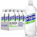 Propel, Kiwi Strawberry, Zero Calorie Sports Drinking Water with Electrolytes and Vitamins C&E, 16.9 Fl Oz (12 Count), BB Date 02/27/2026