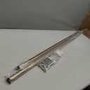 Ivilon Drapery Window Curtain Rod - End Cap Style Design 1 Inch Pole. 72 to 144 Inch Color Warm Gold