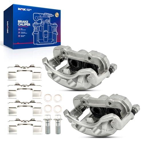 KAX Front Brake Caliper Compatible with Nissan Frontier 1998-2004, Nissan Pickup 1995-1997, Nissan D21 1992-1994, #19B1672+19B1673 Brake Caliper