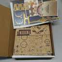 DIY Miniature Dollhouse Kit for Adults - Victorian Tiny House Building Kit with Train, LED, Music - 1:24 Scale Wooden Mini Home Prefab Gift for Christmas, Shelf Decor, Hobby Craft