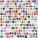 200 PCS Halloween Squishy Toys for Kids Toy Halloween Party Favors Trick or Treat Toys Bulk,Halloween-Theme Squishy Toy for Kids Boys Girls Gifts,Goodie Bags Fillers,Classroom Prizes