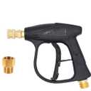 Pressure Washer Gun 4350 PSI Max,Power Washer Gun with 1/4" Quick Connector,M22-14 Metric Threads