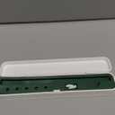 Storage Box with Lid and 2 Pack Pencil Tips for Apple Pencil 1st Generation and Apple Pencil 2nd Generation,Pen Protective Carrying Case for Apple iPad Pencil  Holder Accessories Storage(Green)