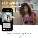 Arlo Video Doorbell 2K (2nd Gen, Latest Release), Wireless or Wired Option, 2-Way Audio, Night Vision, Head to Toe Video View, Package Detection, Person & Vehicle Recognition, 1-Month Secure Plan