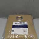 Sun Zero Easton Blackout Energy Efficient Grommet Curtain Panel, 40" x 95", Taupe(pack of 1)