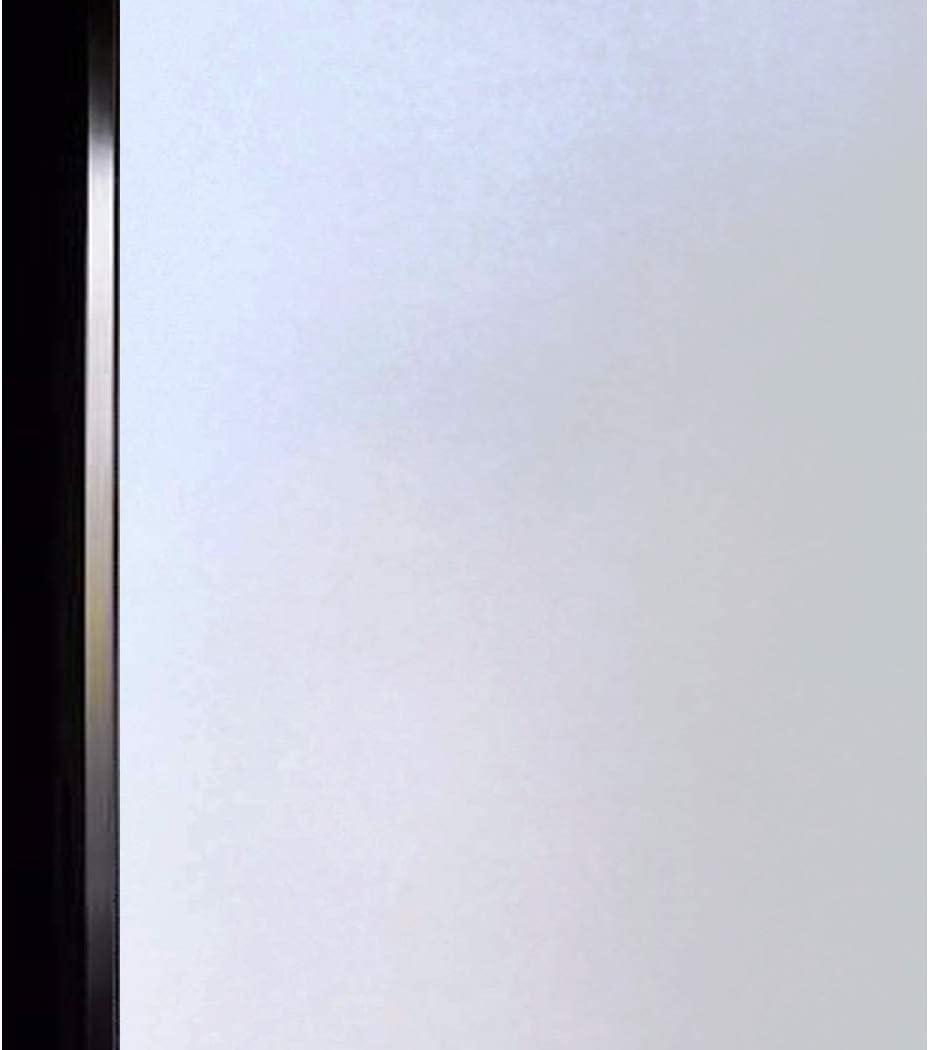 DUOFIRE Privacy Window Film Frosted Glass Film Matte White Static Cling Glass Film No Glue Anti-UV Window Sticker Non Adhesive for Privacy Office Meeting Room Bathroom Living Room DS001W 47.2x78.7in (47.2 x 78.7 in, Matte White)