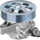 21-5419 Power Steering Pump with Pulley Compatible with Honda CR-V EX LX 2002-2004, Acura TSX Base 2006-2008 2.4L L4, Power Assist Pump Replace # 56110PNB306, 56110PNBA01, 56110PNBA02