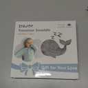 ZIGJOY Baby Transitional Swaddles for Newborns: 0.5 Tog Arms Up Sleep Sack 3-6-12 Months Soft Cotton Shark Fin 2 Way Zipper (Grey, 6-12 Months)