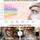 Reading Glasses for Women - Oprah Blue Light Reading Glasses with Spring Hinge, Anti-Glare/Eyestrain Computer Readers (Multi-01)