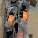 3 Inch Caster Wheels, Casters Set of 4 Heavy Duty, Orange Polyurethane (PU) Casters, Industrial Swivel Top Plate Castor Wheels for Workbench/Furniture/Cart (Pack of 4)