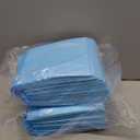 Amazon Basics Leak-Proof Dog and Puppy Potty Training Pee Pads with Quick-Dry 5-Layer Super Absorbent Design, Regular Size 22 x 22 inch, Blue & White, 100 Count