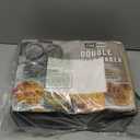 FineMade Omelette Maker Electric, Omelette Pan Nonstick, Dual Omelette Makers with 2 x 4.75 Round Grooves, Egg Bite Maker, Electric Double Egg Pan, Mini Pancake Maker, Breakfast Sandwich Maker, Black