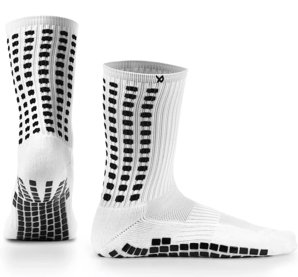LUX Anti Slip Soccer Knee Socks,Non Slip Football/Basketball/Hockey Sports Grip Socks