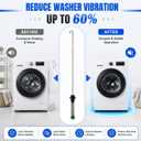 W11130362 Washer Suspension Rod Kit for Whirlpool for Maytag for Kenmore, Replaces W10594080 W10735786 W10748956, Compatible with WTW5000DW1 WTW5000DW2 WTW5000DW3 MVWX655DW1 Suspension Rods.