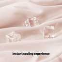 Amazon Basics Cooling Comforter, Temperature Regulating Blanket for Hot Sleepers, Summer & All Season Bedding, Lightweight, 90"x90", Queen, Pink