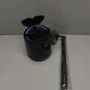 MR.SIGA Toilet Bowl Brush and Holder, Premium Quality, with Solid Handle and Durable Bristles for Bathroom Cleaning, Black, 1 Pack (One Size)