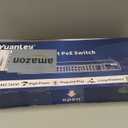 24 Port Gigabit Ethernet PoE Switch with 2 Uplink Gigabit Port & 2 SFP Port, YuanLey Unmanaged 24 Port PoE+ Network Switch, Rackmout, Build in 400W Power, Support 802.3af/at, Plug and Play