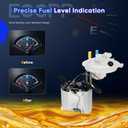 ECCPP E4050M Electric Fuel Pump Assembly for Chevrolet Malibu Gas
for Chevy Malibu 2011 2012 L4 2.4L, Replaces 13577824, SP4082M, M100077, fit with 1 Connector