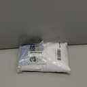 Chyhomenyc White Valances for Window, Light Filtering Short Curtains for Kitchen Bedroom Living Room, Rod Pocket Top Small Window Treatment Valance RV Bunk Panels, 60" Wx18 L, 2 Pieces