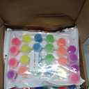 LARDUX Dinosaur Party Favors, 24PCS DIY Wooden Arts & Crafts Painting Kit for Kids, Glow in The Dark Party Favors Family Crafts Birthday Party Christmas Gifts Toys for Boys Girls