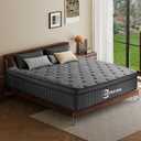 CRYREINA Queen Mattress 12 Inch Queen Size Mattress in a Box Upgrade Pocket SpringsMedium Firm, Breathable Comfort Pressure Relief, Motion Isolation CertiPUR-US Certified