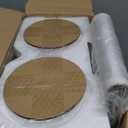 Oneach 22" Glass Table Lamps Set of 2, White Modern Bedside Lamp with LED Night Light for Living Room, Nightstand Lamp with USB Ports for Bedrooms, Study Room, End Table(2 Bulbs Included)