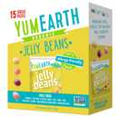 YumEarth Organic Jelly Beans - Fruity Candy Snack Packs, Gluten Free Snacks for Kids - Allergy Friendly, Non-GMO, No Artificial Flavors or Dyes - Assorted Flavors, 7.5 oz. (Pack of 15), Best By 15 JUL/2026 