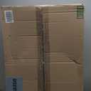 Rubbermaid Swing Top Waste Container for Home and Kitchen, Easy Access Disposal and Slim Modern Trash Can with Lid, 12.2 Gallon Capacity, White