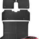 Floor Mats for KIA EV6 2024 2023 2022, Upgrade Custom Fit All Weather Heavy-Duty Rubber Cargo Liner for KIA EV6 2022-2024 Non Slip Interior Accessories