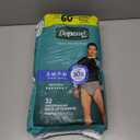 Depend Fresh Protection Adult Diapers, Incontinence Underwear for Men, Disposable, Maximum, Small/Medium, Grey, 32 Count 