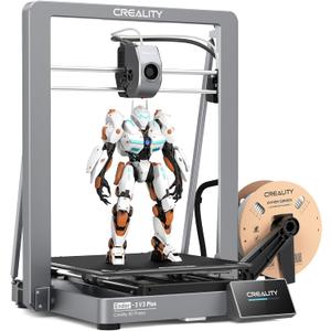 Creality Ender 3 V3 Plus 3D Printer, CoreXZ 600mm/s High-Speed Auto Leveling Direct Drive Extruder Stable Metal Build Tri-Metal Nozzle Ender 3D Printer Large Print Size 11.8x11.8x13.0in