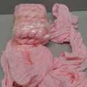 6 Pieces Pink Easter Spring 10FT Cheesecloth Table Runner Boho Gauze Fabric Table Runner Rustic Sheer Runner for Wedding Birthday Baby Shower Party Boho Table DecorationPink (35" x 120"-6 Pack)