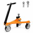 Trailer Dolly Trailer Mover Tow Dolly with 2 in & 2-5/16 in Ball
20000LBS GVWR Capacity, 3500LBS Tongue Weight Capacity, Ajustable Height Trailer Dolly, Boat RV Trailer Mover