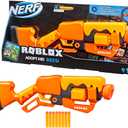 Nerf Roblox Adopt Me!: Bees! Lever Action Dart Blaster, Rotating 8-Dart Drum, 8 Elite Darts, Code to Unlock in-Game Virtual Item, Standard