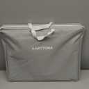 Toddler Bed Rail with Night Light - Foldable Bed Side Rails - Fits for Most Beds: Bed Rails for Full Size Bed, Queen Size Rails, Twin Rails - Portable Fence for Baby - 48 inch (Grey)