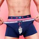Arjen Kroos Men's Novelty Boxer Briefs Sexy Cotton Underwear for Men Funny Boxer Shorts 3 Pack