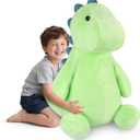 SuzziPals Giant T rex Plush Toys 30", Jumbo Soft Dinosaur Stuffed Animals, Giant Stuffed Animal Dinosaur Toys for Stress Relief & Sleep Aid, Huge Cuddly T rex Plushies Gift for Kids Adults