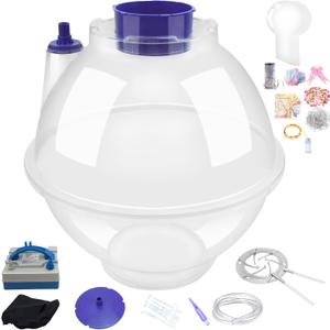 Balloon Stuffing Machine,New 16.9'' Balloon Stuffer to Wrap Gift Balloon Filling Kit with 9 Accesorios Used for Wedding Christmas Birthday Party Decoration (Balloon Stuffer With Pump & Flaring Pliers)