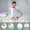 TELUS Cooling Pillowcases for Hot Sleepers Queen Size 2-Pack, Silky Soft Breathable Pillow Case with Envelope Close, Stay Cool Pillow Cover for Night Sweats, 20x30 Inch, White