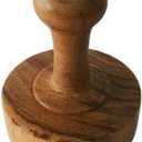 Sahishnu Online & Marketing Wooden Potato Masher,Wooden Roti Chapati Presser,roti bhakri or khakara on tawa Presser, Size -3