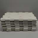 3 Sprouts Baby Foam Play Mat - Soft Foam Floor Tiles for Kids with Interlocking Puzzle Mats for Toddler Playroom - Safe 100% EVA Pads, Non-Toxic Waterproof Playmat - Blueberry Taupe