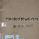 Freestanding Towel Warmer 5-Bar Space Aluminum Matte Black