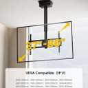 monTEK Motorized Swivel Ceiling TV Mount, Motorized Height, 37-86 Inch TVs
