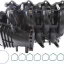 MITZONE Intake Manifold Assembly Compatible with 2010-2014 Ford F-150 2011-2016 Ford F-250 F-350 6.2L AL3Z9424G with Gaskets Bolts