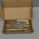 Ravinte Gold 5-Pack 3-1/2 Inch Cabinet Pulls, Brushed Brass Kitchen Cabinet Handles, Modern Drawer Pulls, Gold Hardware for Kitchen Cabinet