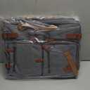 CoolBELL Convertible Backpack Messenger Shoulder bag Laptop Case Handbag Business Briefcase Multi-functional Travel Rucksack Fits 17.3 Inch Laptop For Men/Women (Grey)