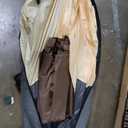 VEVOR 12 * 12ft 6 Sided Pop-up Canopy Shelter Tent with Mesh Windows, Portable Carry Bag, Stakes, Large Shade Tents for Outdoor Camping, Lawn and Backyard, Brown/Beige